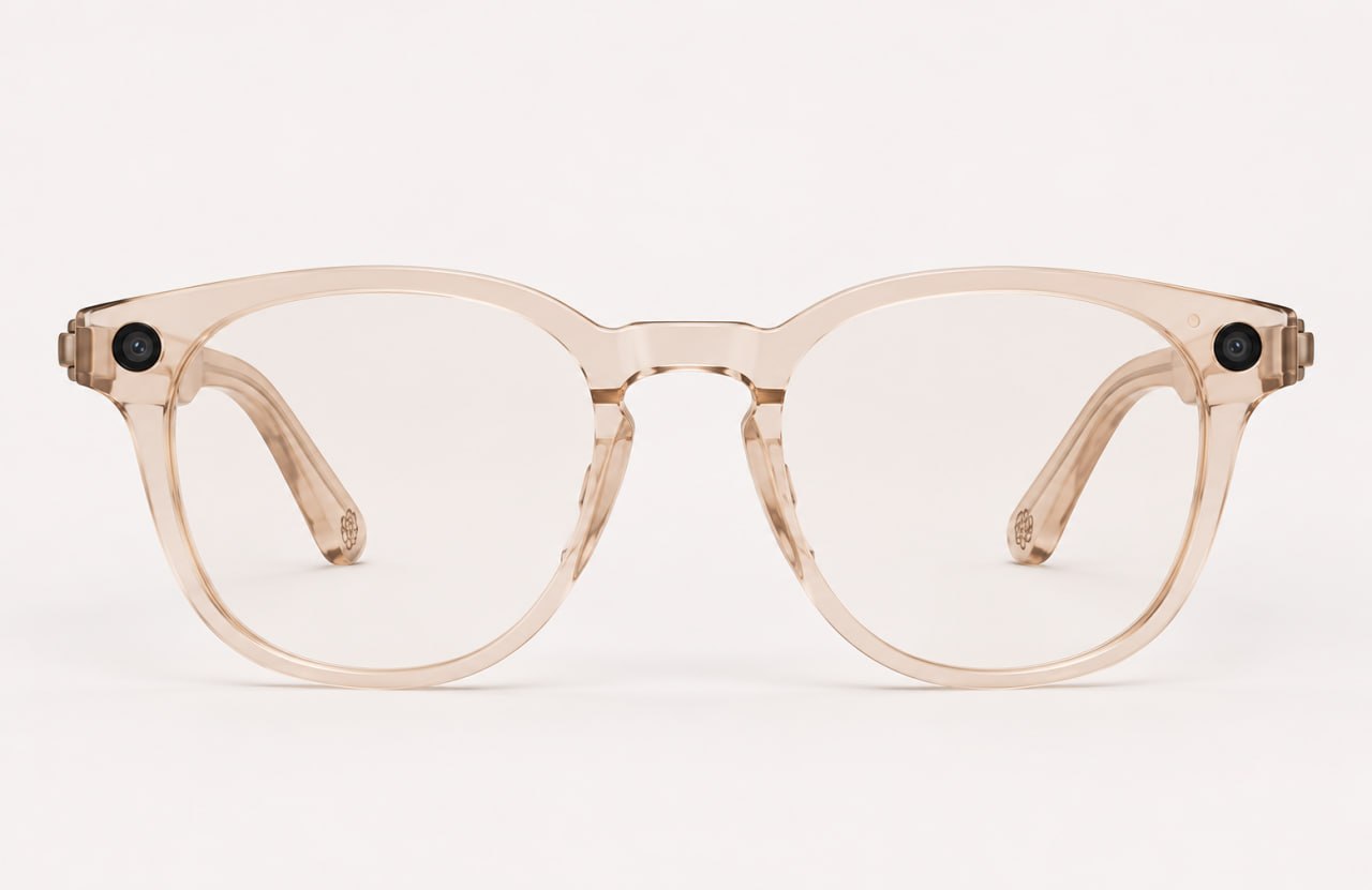 Clear acetate glasses prototype